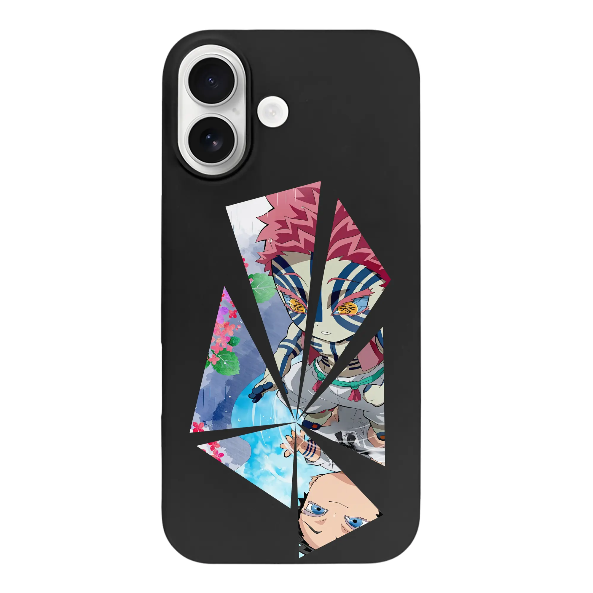 鬼滅の刃 グッズ,猗窩座 - iPhone 17 シリーズ シリコンケース 薄型 耐衝撃 指紋防止 ソフトタッチカバー 精密フィット 傷防止 保護ケース iPhone 17/17 Air/17 Pro/17 Pro Max 対応